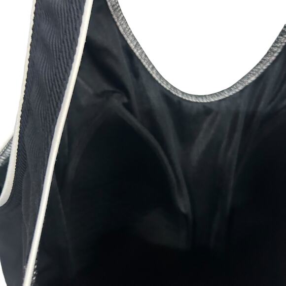 Minimalist Tennis Core Racerback Tank‎ Lands’ End Navy White Size 12 - Picture 4 of 6